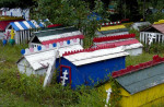 De grafhuisjes van Eklutna